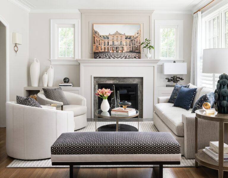A Tudor-style Bethesda home was updated with custom millwork, layered furnishings and thoughtful details.